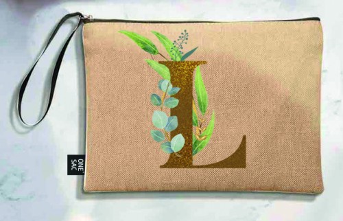 Letter l tote bag - wedding gifts